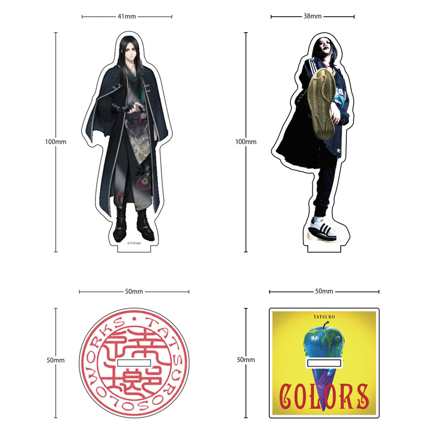 綺麗な逹瑯と？  【アクリルスタンド2個セット】